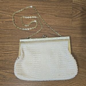 VTG Fine Arts Bag Co. Beaded Clutch/Bag Kiss Lock Clasp